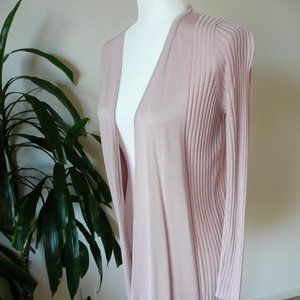 Philosophy - Open Cardigan Sweater - Light blush color - Sz S NWT